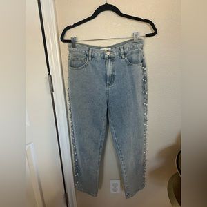 jeans with gem embellishments